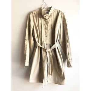 CONVERSE khaki tunic utility shirt/dress